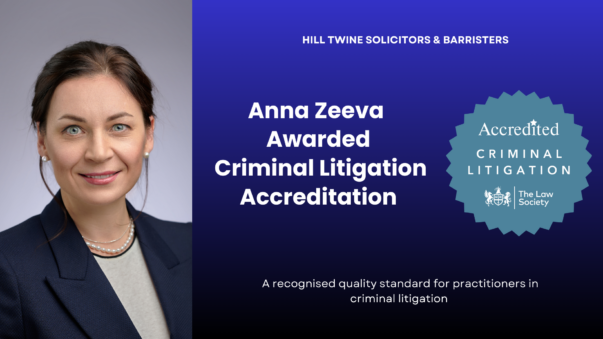 Anna Zeeva Achieves Criminal Litigation Accreditation Image